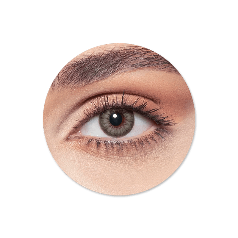 Bella Monthly Contact Lenses - Diamond Almond Gray-2 lenses