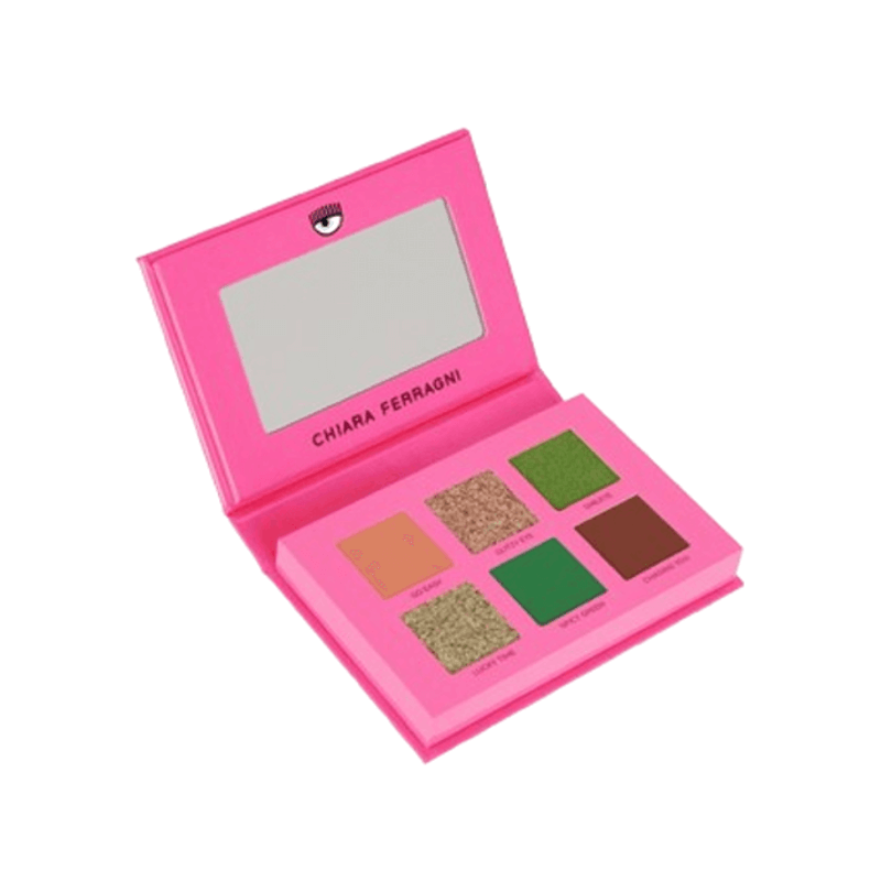 CHIARA FERRAGNI Eyeshadow Palette 6 Colors - Fancy Green