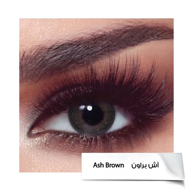 عدسات بيلا اليومية آش براون -10 عدسات