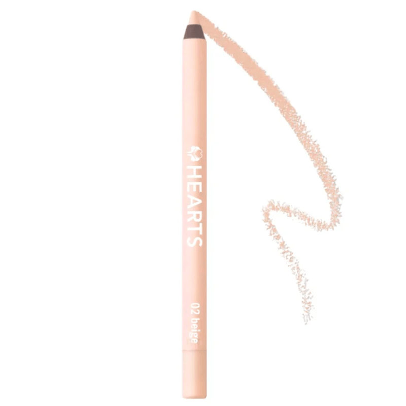 Hearts Waterproof Eyeliner Pencil - Beige 02 - 1.2 g