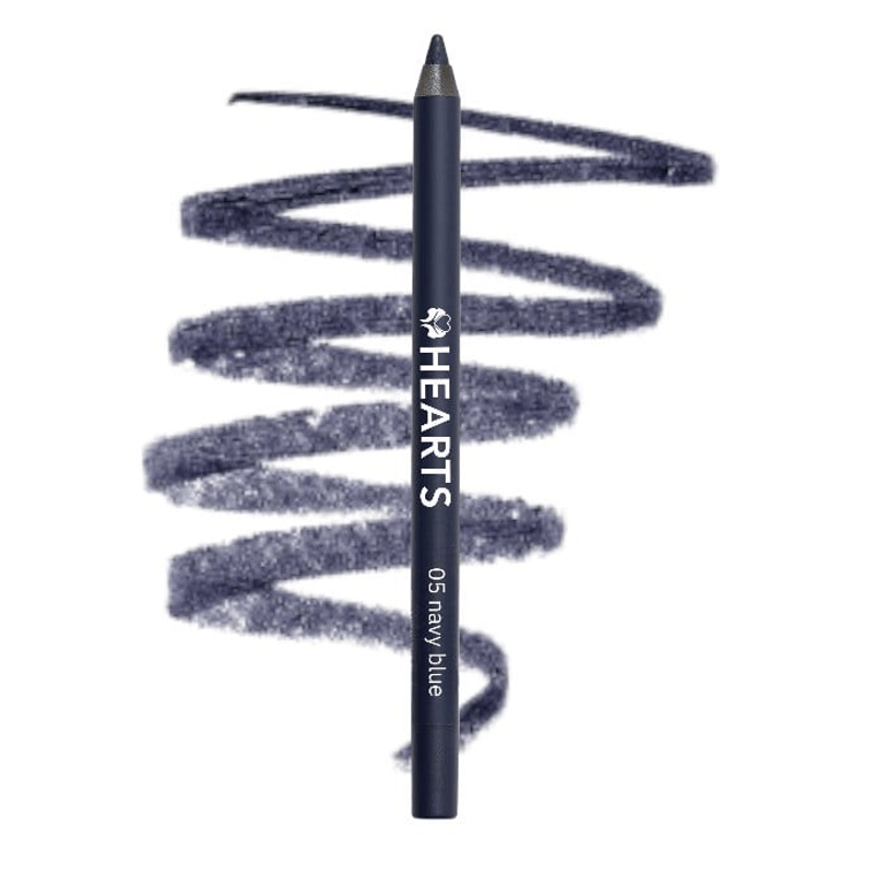 Hearts Waterproof Eyeliner Pencil - Blue 05 - 1.2 g