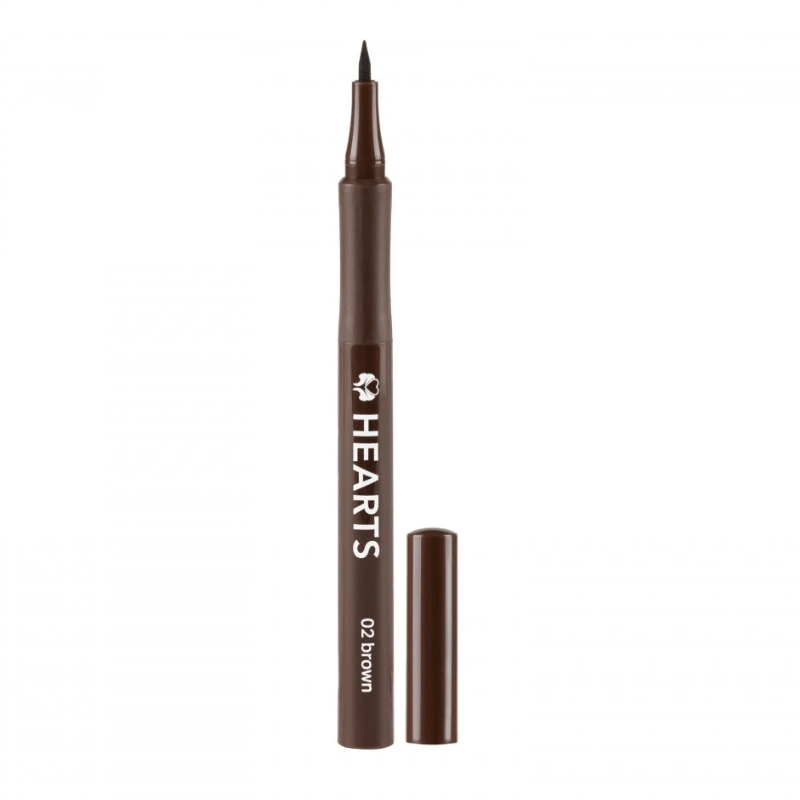 Hearts Liquid Eyebrow Pencil Dark Brown 02 - 1.0 ml