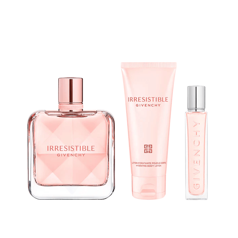 Givenchy Irresistible Eau de Parfum 80ML + Body Lotion 75ML + Travel Spray 12.5ML