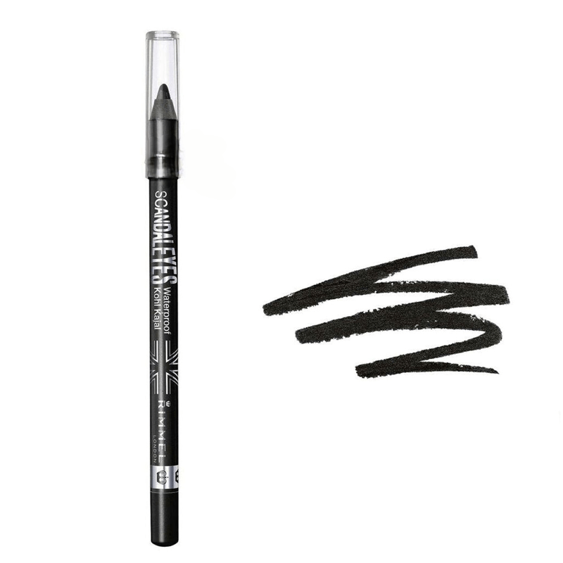 ريميل قلم كحل مقاوم للماء سكاندال آيز أسود