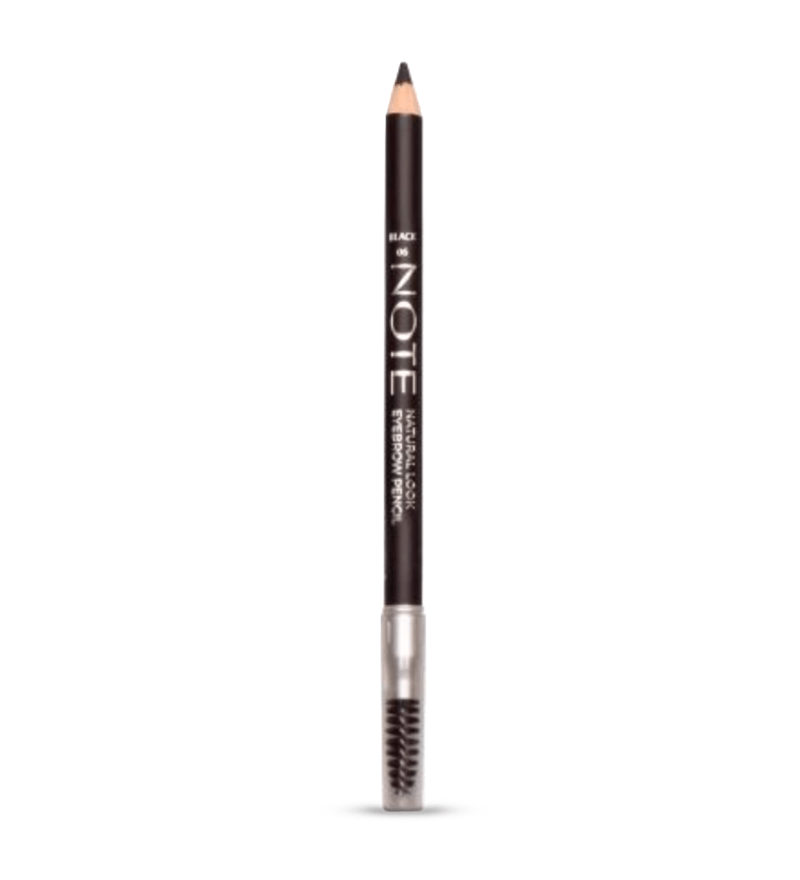NOTE NATURAL LOOK EYEBROW PENCIL-06 BLACK