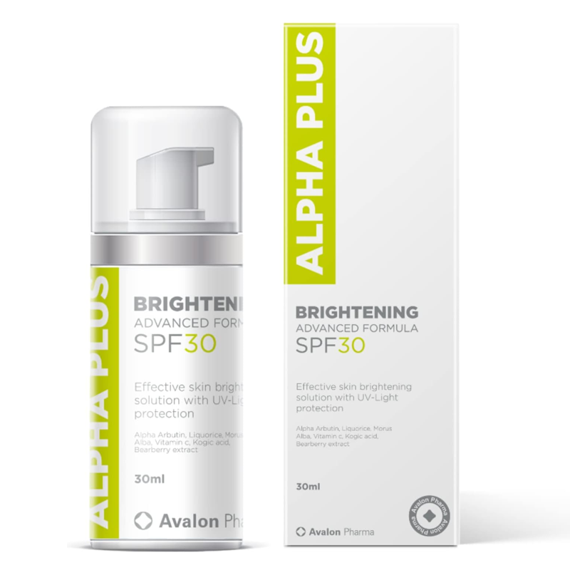 أفالون ألفا بلس لتفتيح البشرة بتركيبة متطورة بمعامل حماية من الشمس 30-30مل