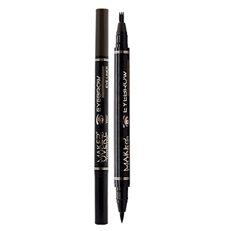 Makeover 22 Eyebrow And Eyeliner Pen Black/ Medium Brown EY004
