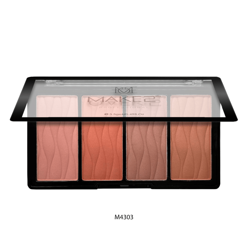Makeover 22 Blush Palette 4 Color Wanderlust Blush-M4303