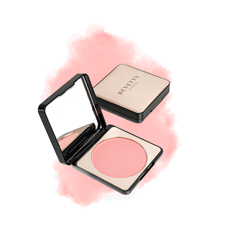 Benetty london Look Soft Blendable & High Definition Mineral Blush -01 Amour