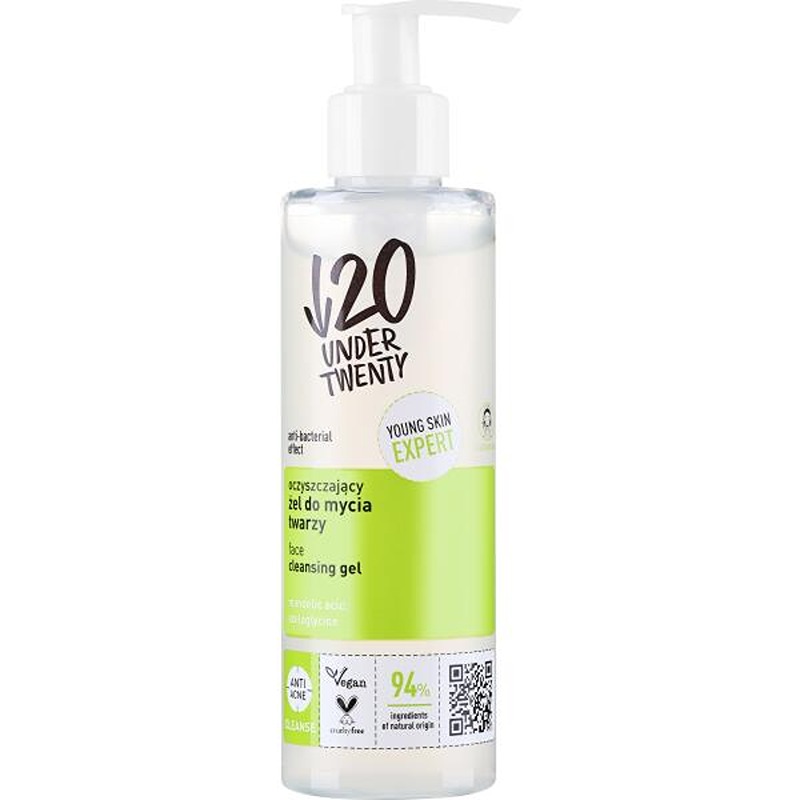 Under 20 Anti Acne Cleansing Face Wash Gel