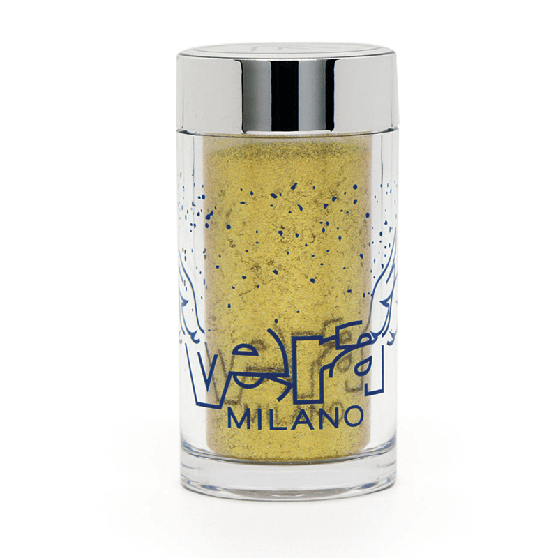 Vera Milano Face Jewels Glitter Eye Shadow & Palette - Diamond Super Red Gold L
