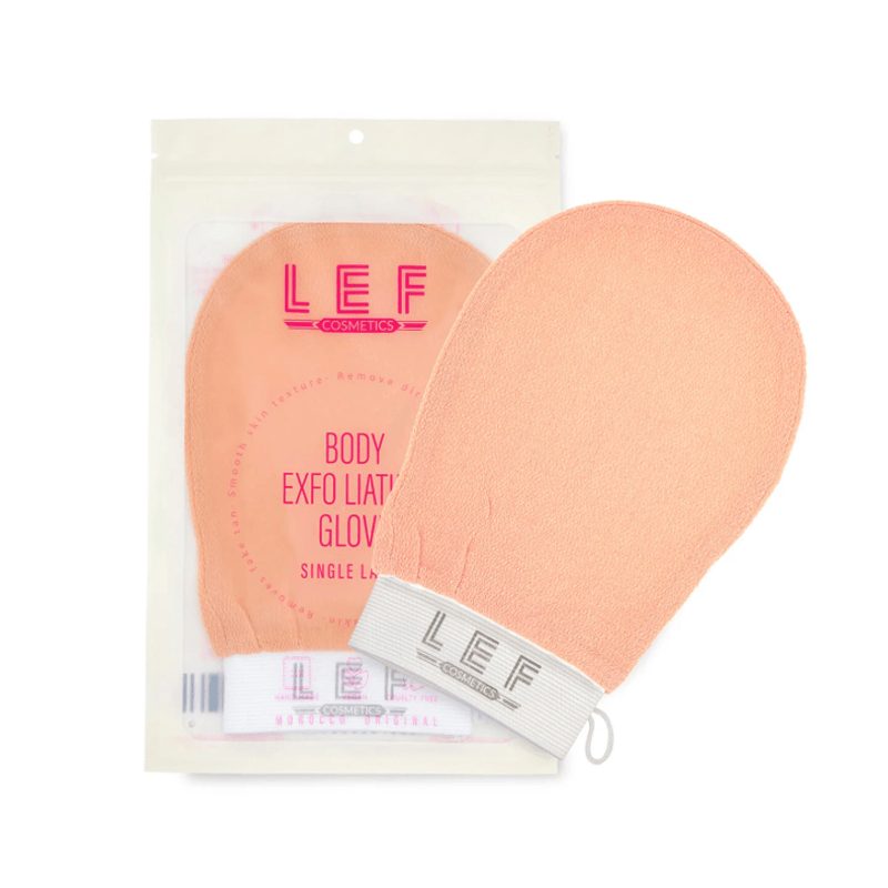 Lef Cosmetics Single Layer Body Exfoliating Glove Morocco Original PCS