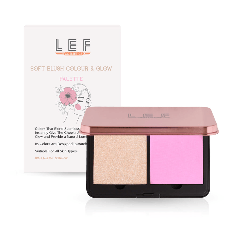 LEF COSMETICS Soft Bulsh & Glow Palette 02 14.5G