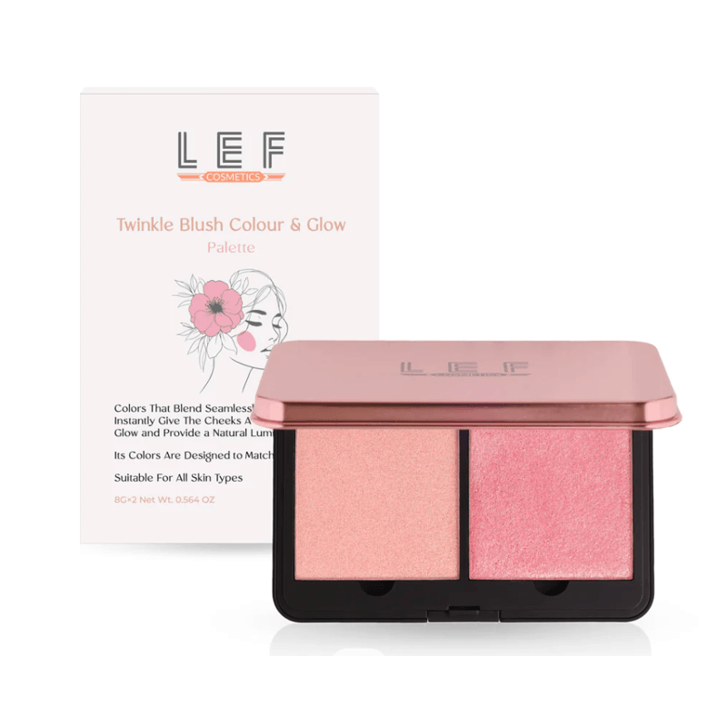 Lef Cosmetics Twinkle Bulsh & Glow Palette03 16g