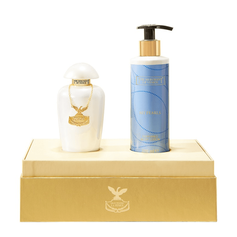 ذا ميرشانت أوف فينيس طقم لا فينيس ماي بيرلز (أو دي بارفان 100 مل + لوشن للجسم 250 مل)