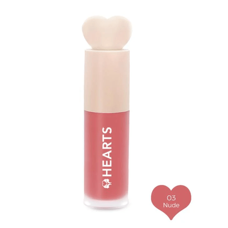 Hearts Liquid Blush Natural Color Light Touch - 03 Nude