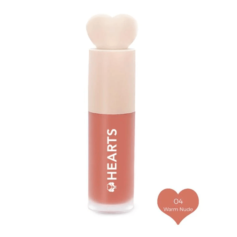 Hearts Liquid Blush Natural Color Light Touch - 04 Warm Nude