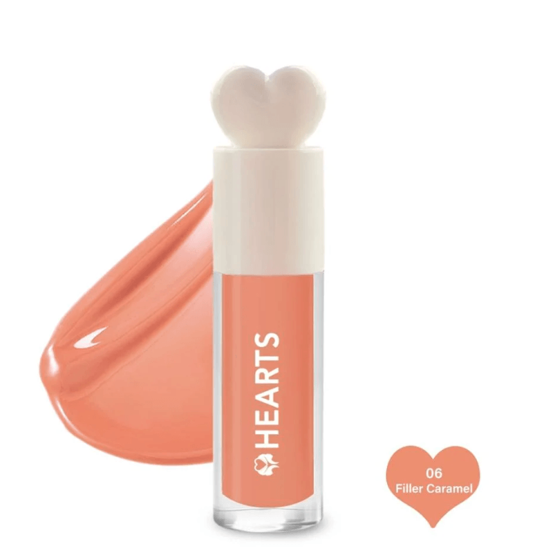 Hearts Lip Filler Gloss & Lip Plumper - 06 Caramel Filler 4.5 ml