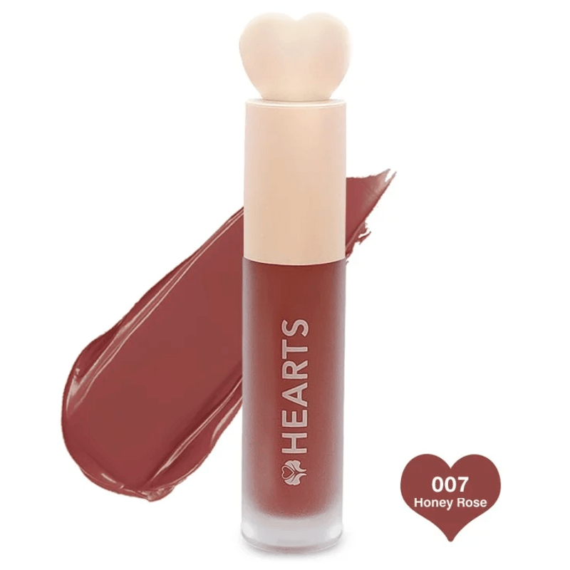 Hearts Matte Liquid Lipstick - 007 Honey Rose