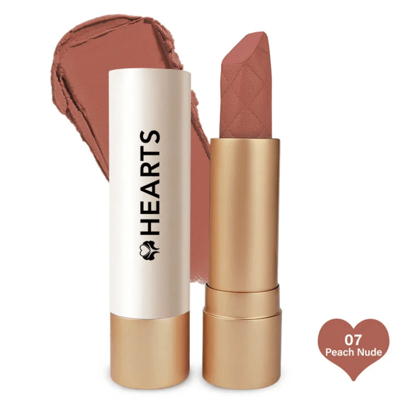 Hearts Cream Lipstick - 07 Peach Nude