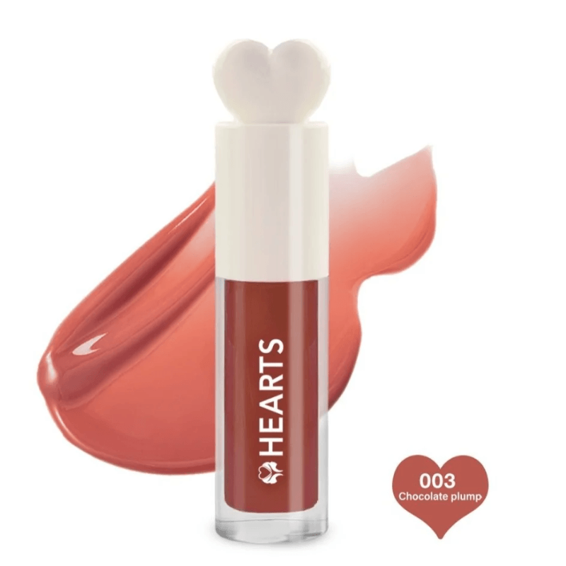 Hearts Lip Gloss Chocolate Plump 003