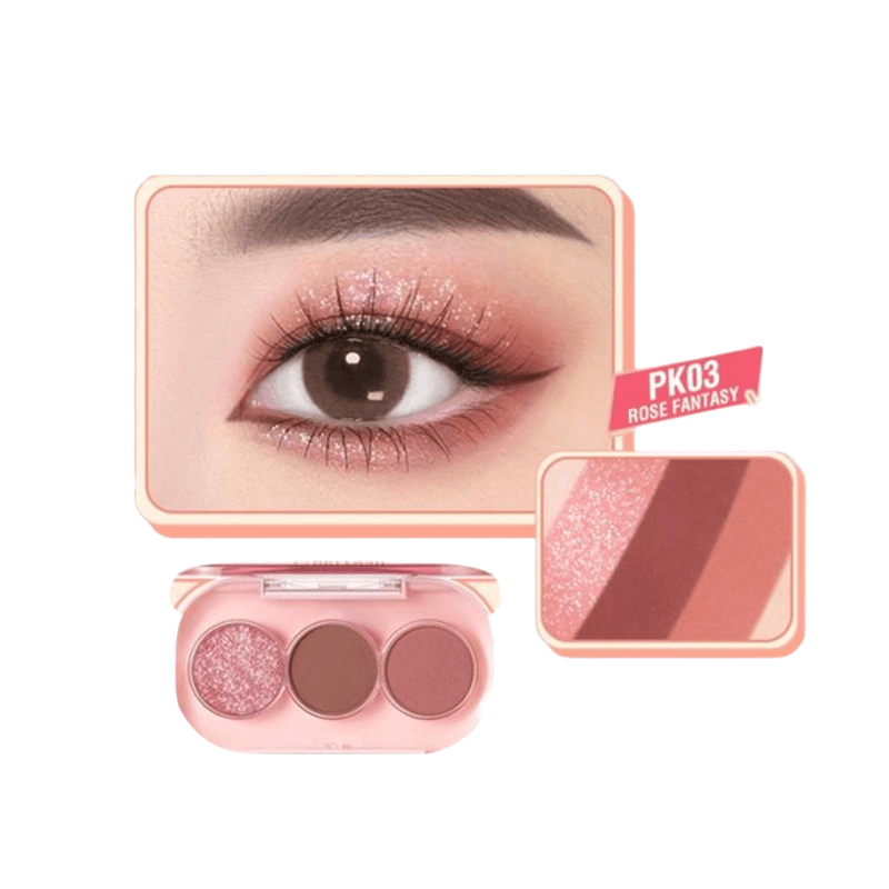 Pink Flash Eyeshadow Trio Pk03 - Pf-E23