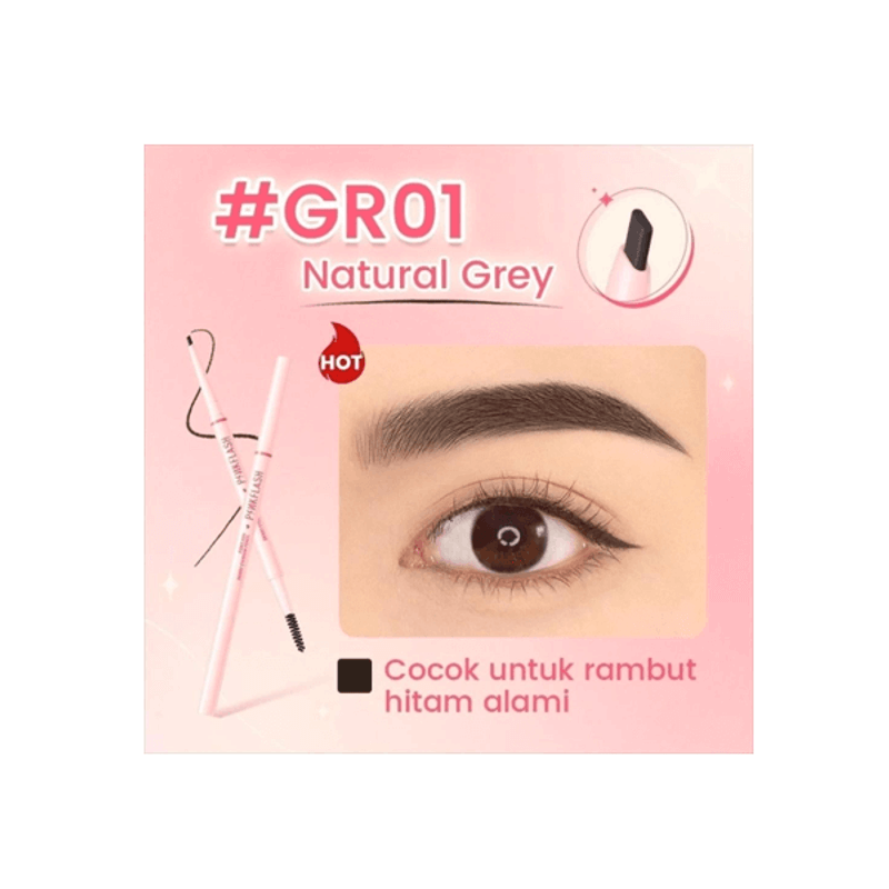 Pink Flash Precise Eyebrow Pencil (Natural Grey 01)