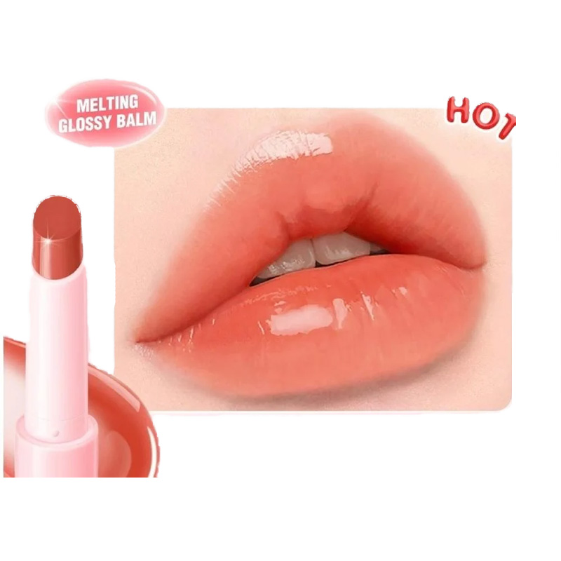 Pink Flash Lip Gloss & Moisturizing Balm (Melon Slush Nu01) 