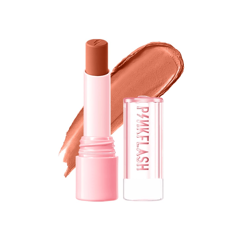 Pink Flash 12-Hour Smudge-Proof, Waterproof Matte Lipstick (Nu02 Daily Nude)