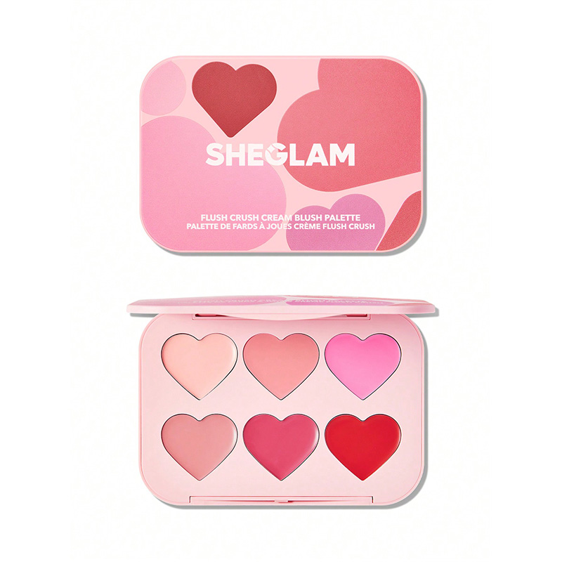 Sheglam Flush Crush Cream Blush Palette-Blushing Bouquet