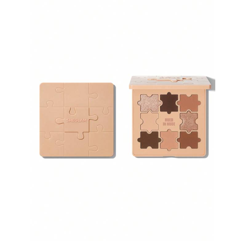 Sheglam Jazy Jigsaw Eyeshadow Palette-Hued In Nude