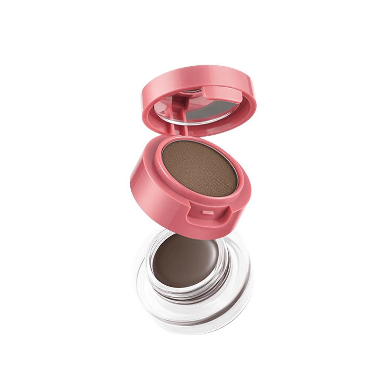Pink Flash Dual-Effect Eyebrow Kit Powder &  Gel - Pf-E22 (03 ريدش براون) 