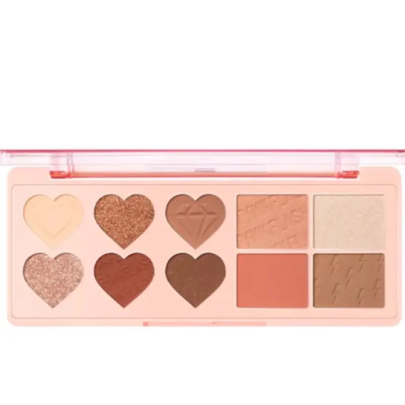 Pink Flash Multi-Use Face Makeup Palette - 03 | Caramel Toffee