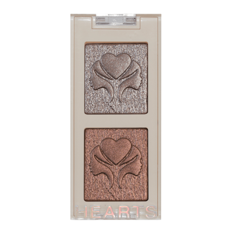 HEARTS SOLAR DRIP Glittery CREAM Eyeshadow  Duo 004 Al-Ula 4g