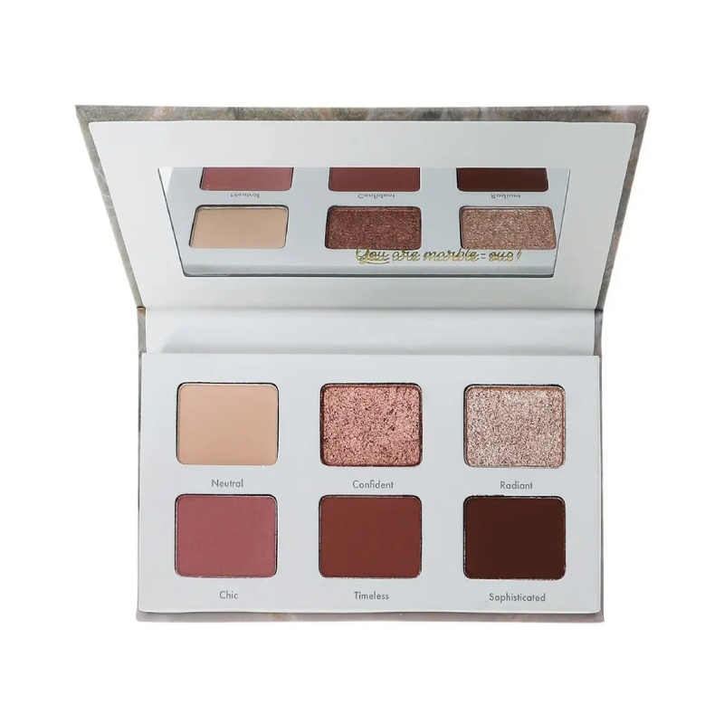 Sensi Marble Effect Terracotta Nudes 6 Shades Eyeshadow Set