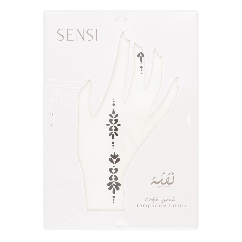 سنسى نقشة حنة تاتو مؤقت #13 بني
