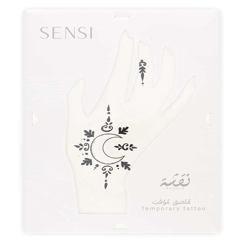 سنسى نقشة حنة تاتو مؤقت #3 بني