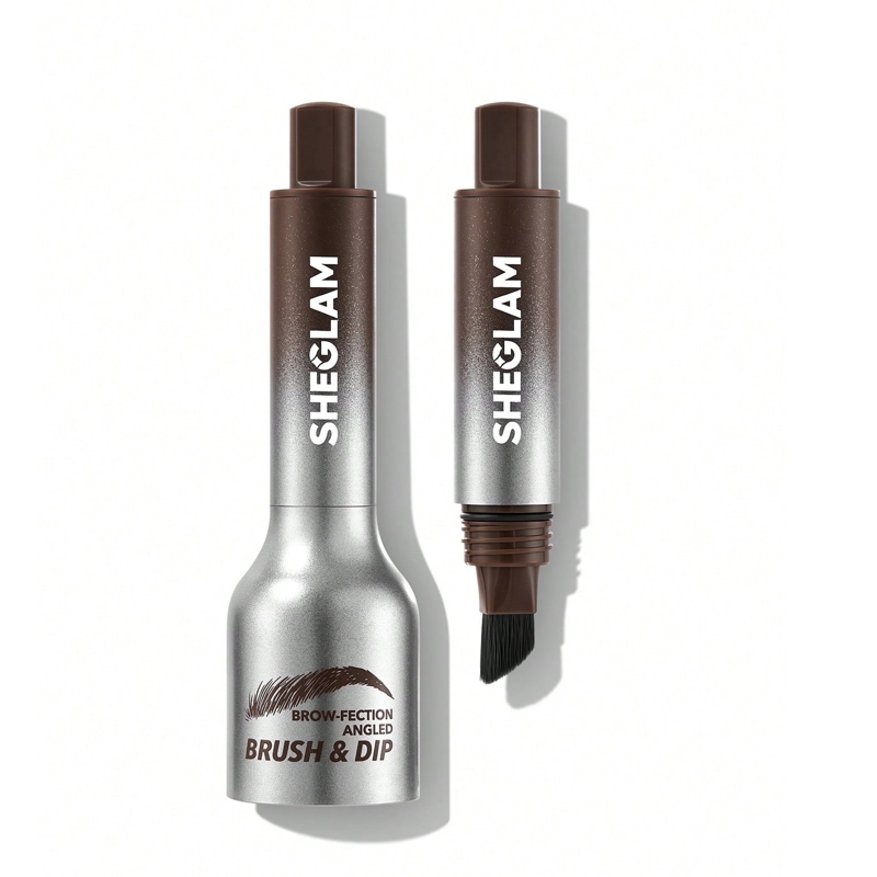 SHEGLAM Brow-Fection Angled Brush & Dip-Chocolate