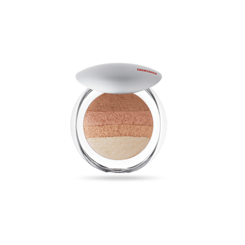 PUPA MILANO LUMINYS MULTI USE 01 STRIPES ROSE BAKED FACE POWDER 9g