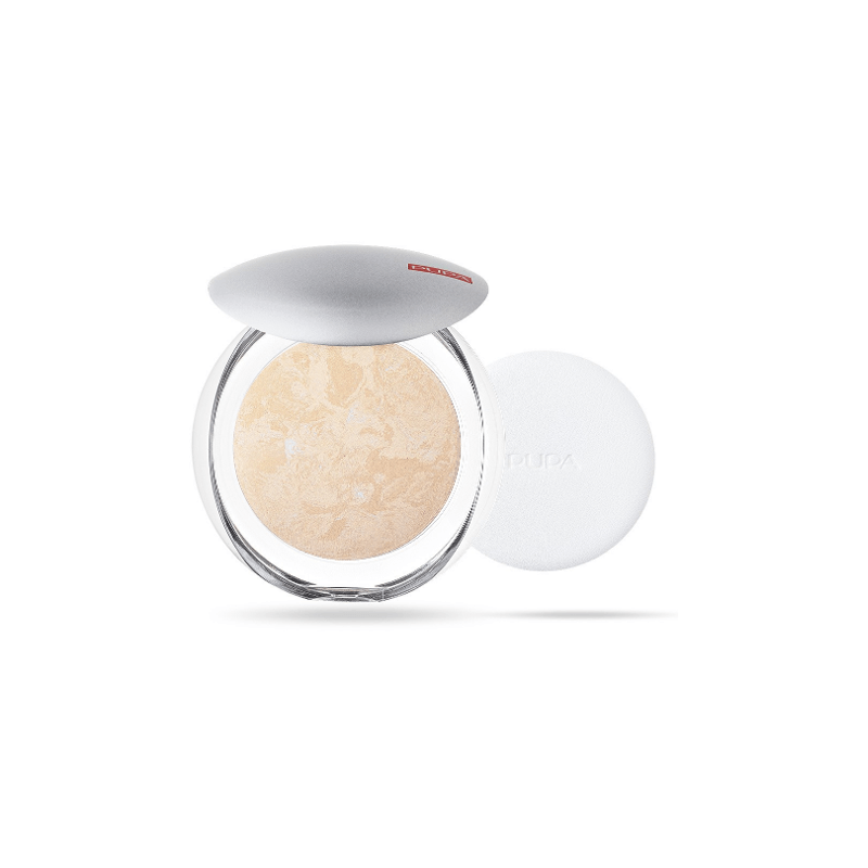 Pupa Milano LUMINYS 01 IVORY Beige SILKY BAKED Face POWDER 9g