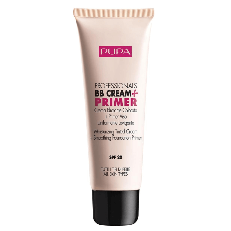 Pupa Milano Professionals BB Cream + Primer # 002 Sand All Skin Types SPF20 Tinted Face Cream 50 ml