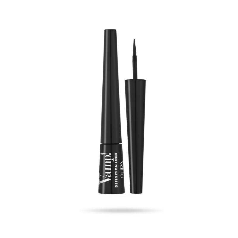 Pupa Milano DEFINITION Liner 100 Extra Black Eyeliner WITH FELT-TIP APPLICAtoR 2.5 ml