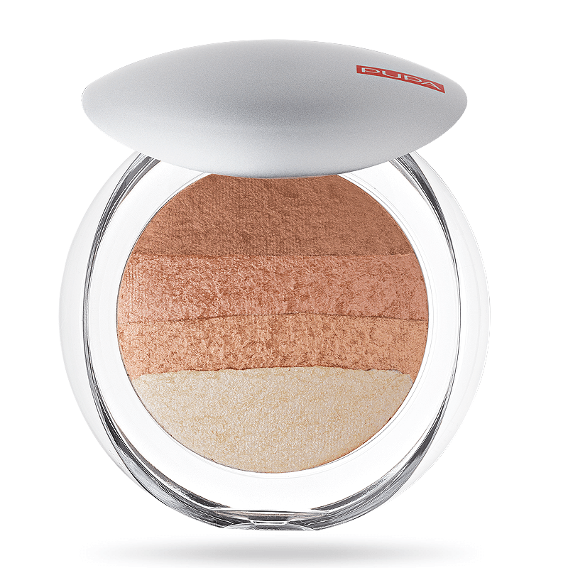 Pupa Milano LUMINYS MULTI USE 05 GOLD STRIPES BAKED Face POWDER 9g