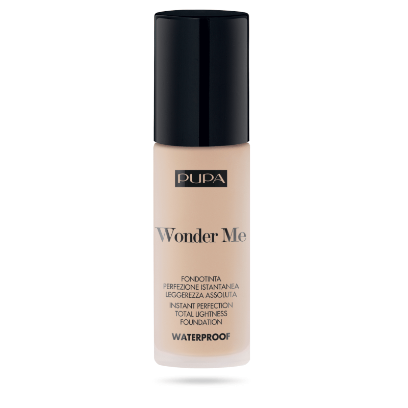 Pupa Milano Wonder Me # 010 PORCELAINE NEUTRAL WATERPRROF Total LIGHTNESS Fluid Foundation 30 ml