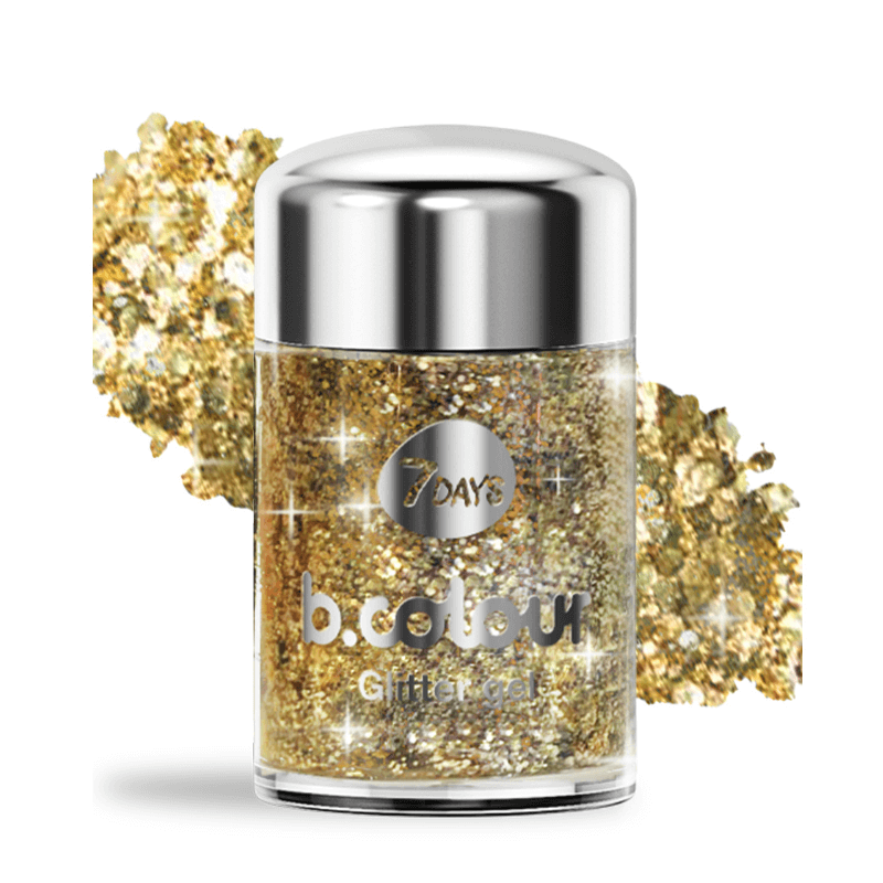 سفن ديز بي كولور جل لامع للوجه والجسم صغير الحجم, 10جم 01 هوليداي