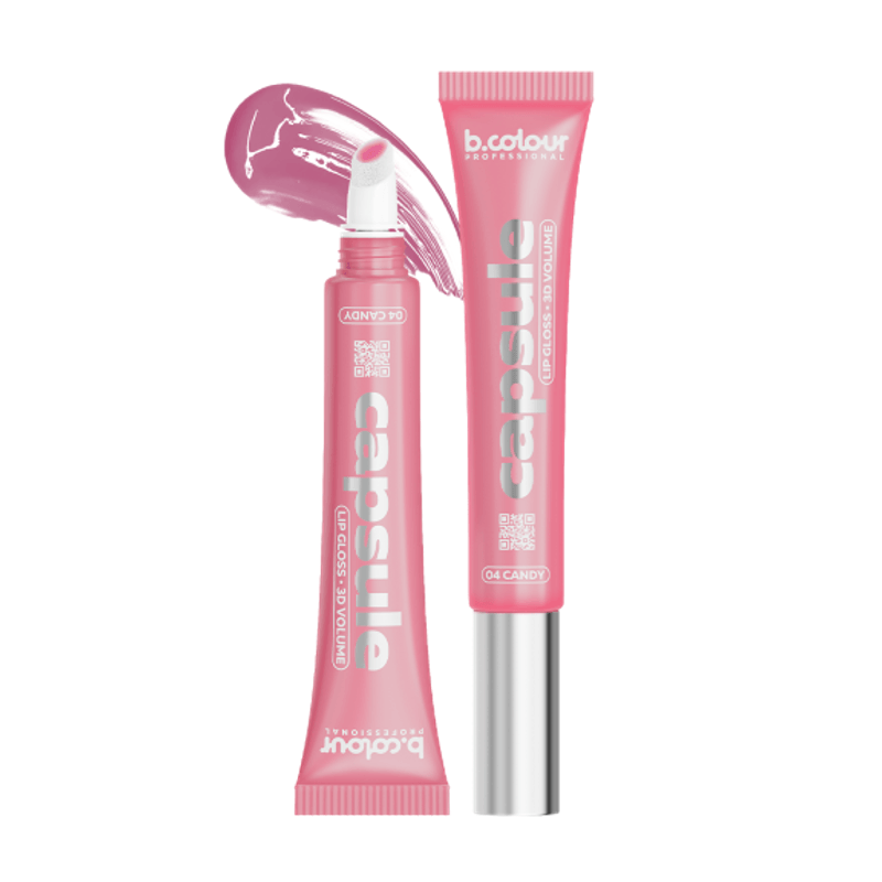 سفن ديز بي كولور جلوس ملمع شفاه بلمعة ثلاثية الأبعاد كاندي رقم 04 , 12 مل