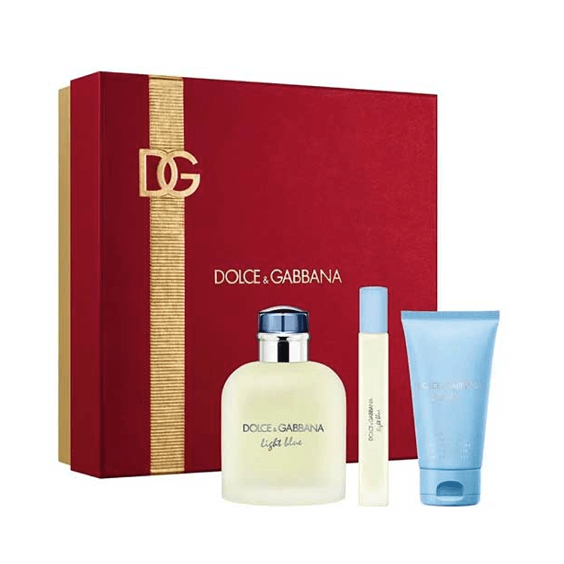 Dolce & Gabbana Xmas25 Light blue Pour homme EDT 100 ml+Sg 50 ml+EDT 10 ml