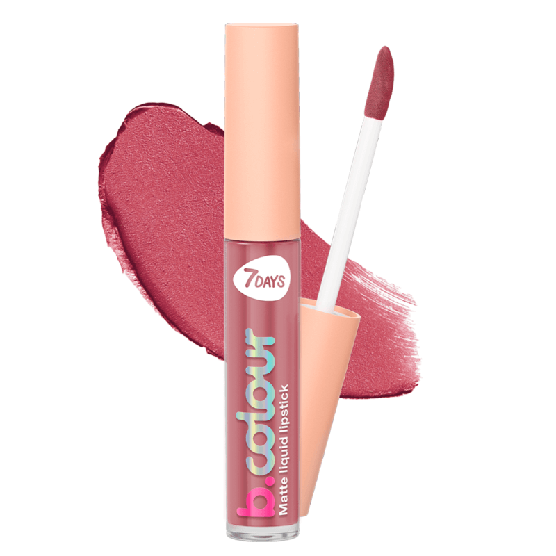 7DAYS B.COLOUR Liquid matte lip stick 02 Pink, 2,5 ml