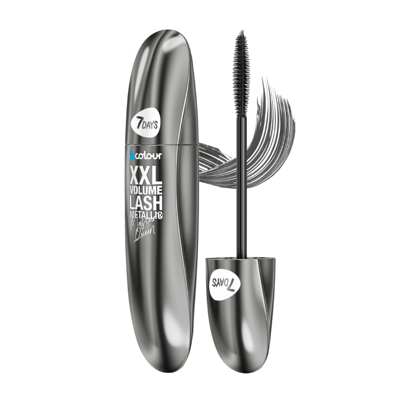7DAYS B.COLOUR Metallic mascara 02 Grey, 8 ml