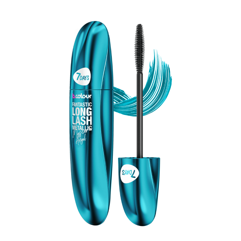 7DAYS B.COLOUR Metallic mascara 04 Blue, 8 ml